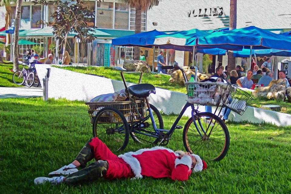 “South Beach Santa,” Miami 2006